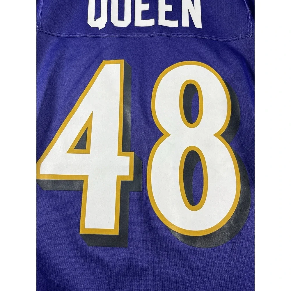 Nike On Field Baltimore Ravens NFL Jersey Queen 48 Purple Nike Size M